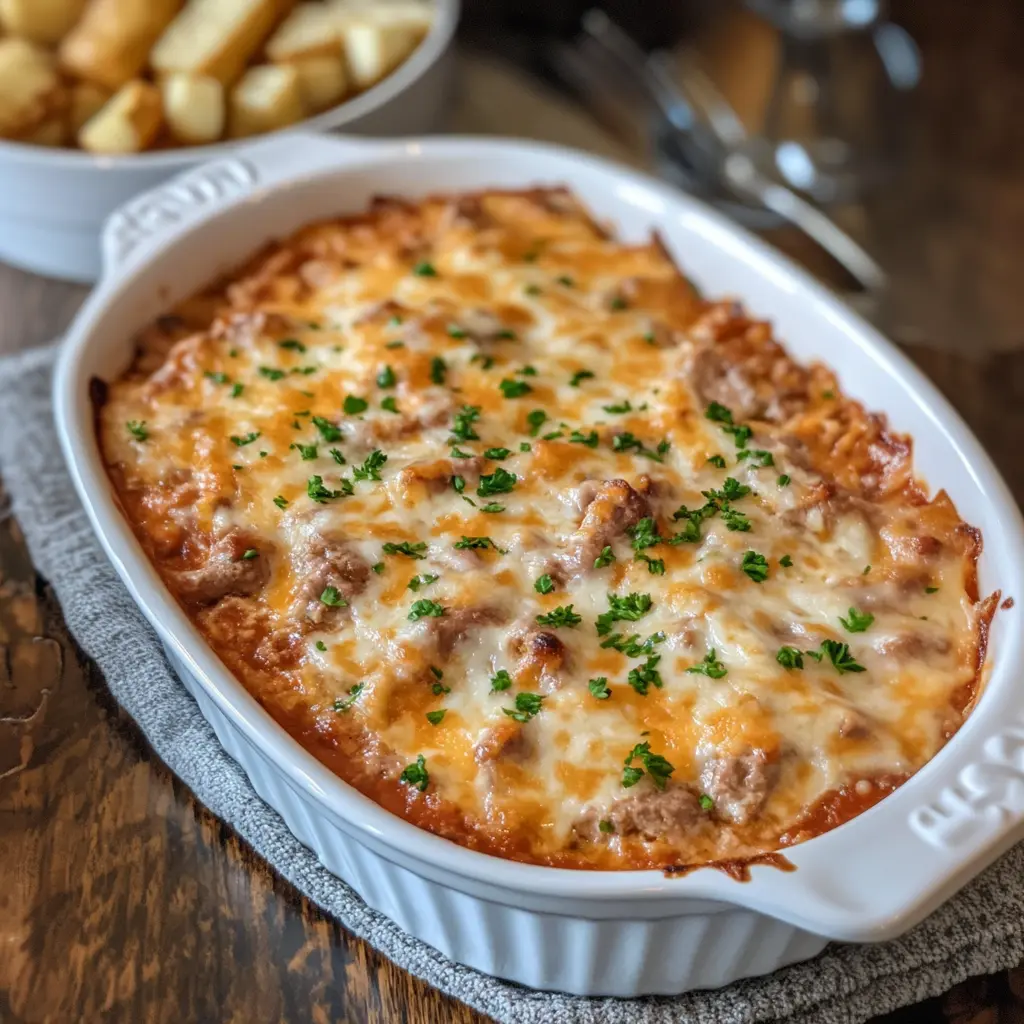 Amazing Beef Lombardi Casserole Recipe