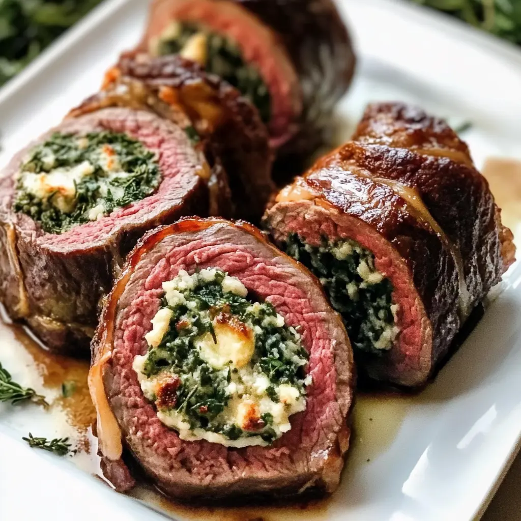 Christmas Stuffed Beef Tenderloin