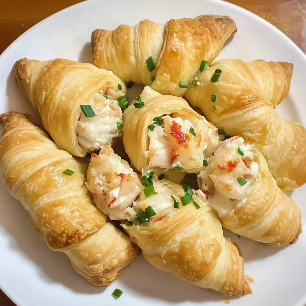 Crab & Cream Cheese Filled Crescent Rolls