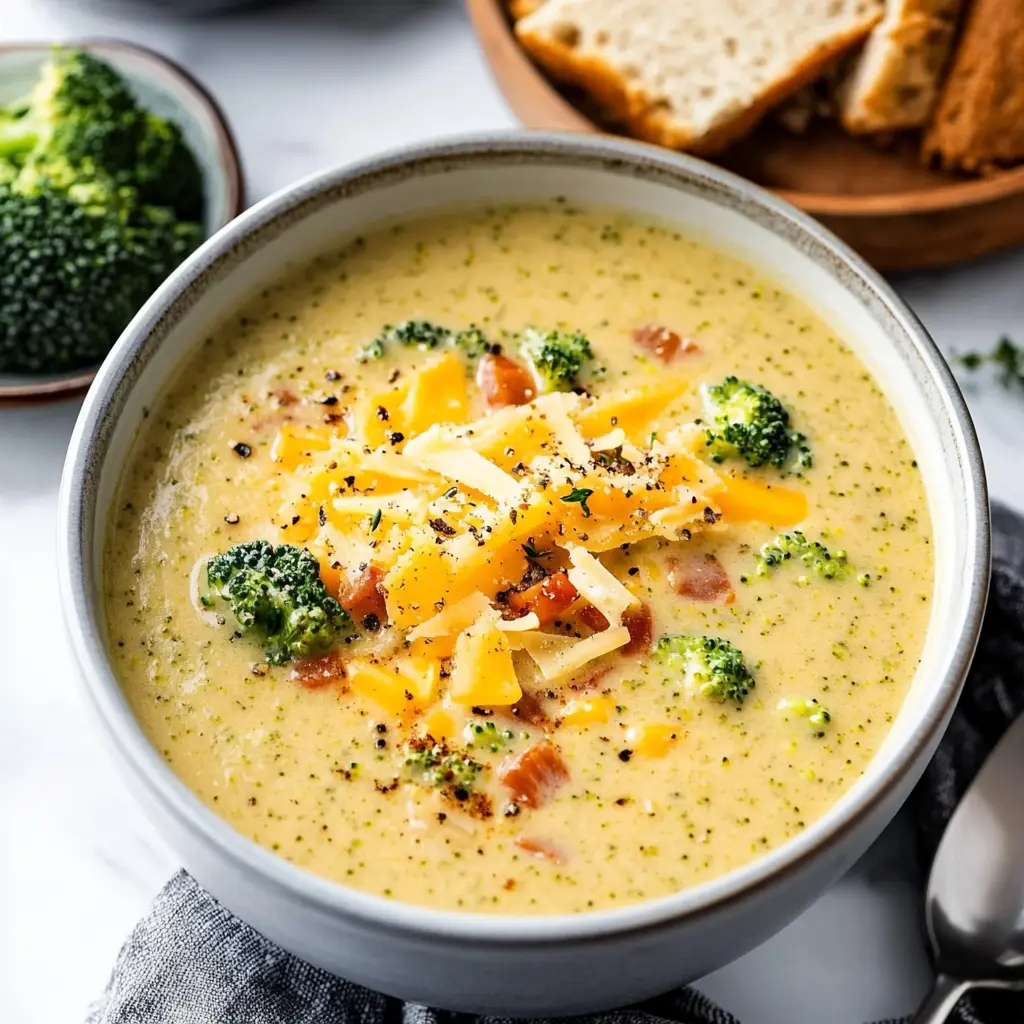 Creamy Broccoli Cheddar Soup