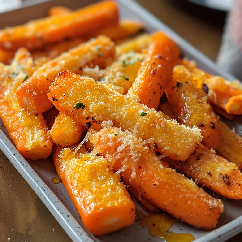 Crispy Parmesan Carrots