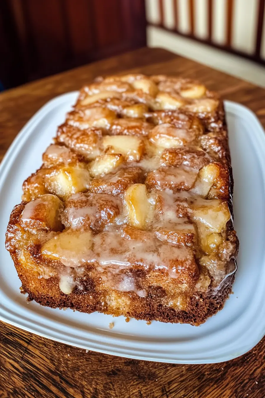 Easy Amish Apple Fritter Bread