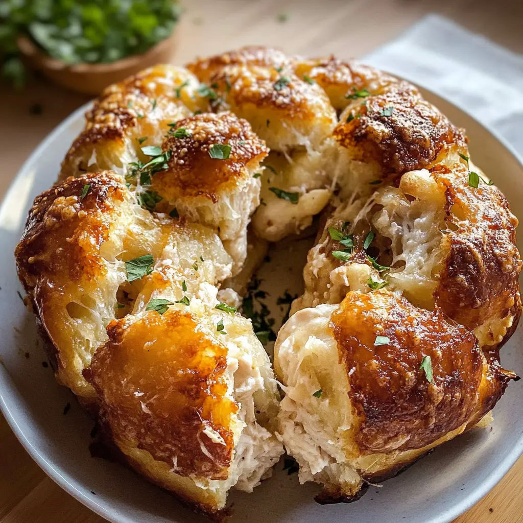 Garlic Parmesan Chicken Monkey Bread