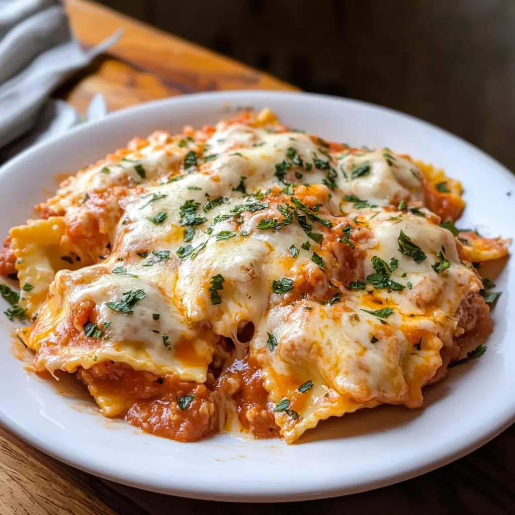 This Million Dollar Ravioli Lasagna is a delicious twist on traditional pasta dishes. It's layered with cheesy ravioli, rich marinara sauce, and plenty of mozzarella. Perfect for a family dinner or a special occasion, this easy recipe will impress everyone at the table. Enjoy a tasty meal that brings comfort and smiles to your loved ones!