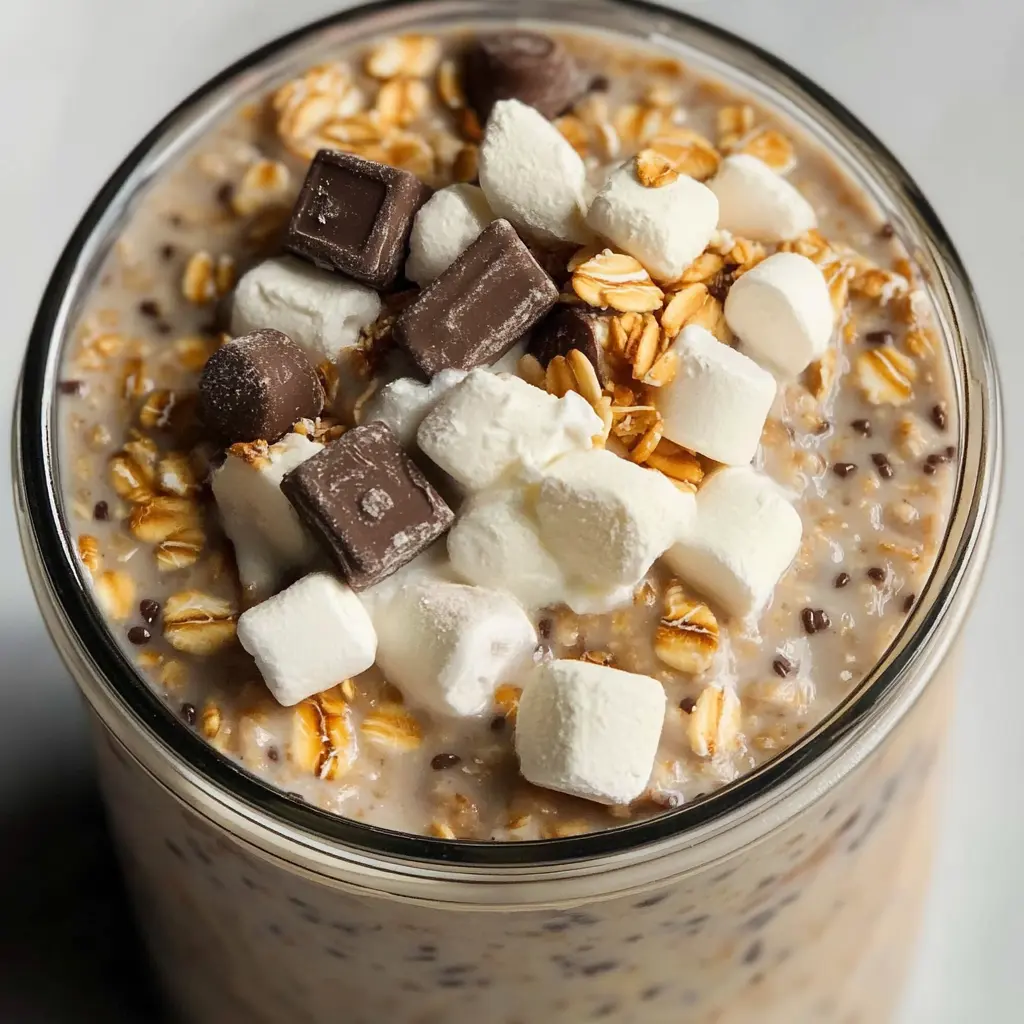 S'mores Overnight Oats - Quick & Easy Breakfast Recipe