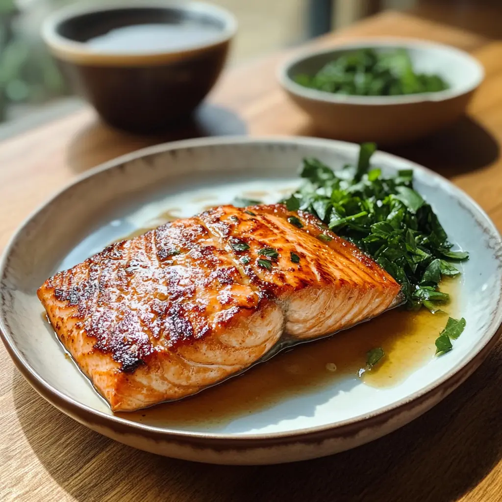 20 Minutes Only Creamy Air Fryer Miso Salmon