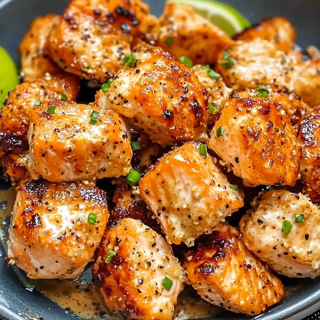 Air Fryer Bang Bang Salmon Bites