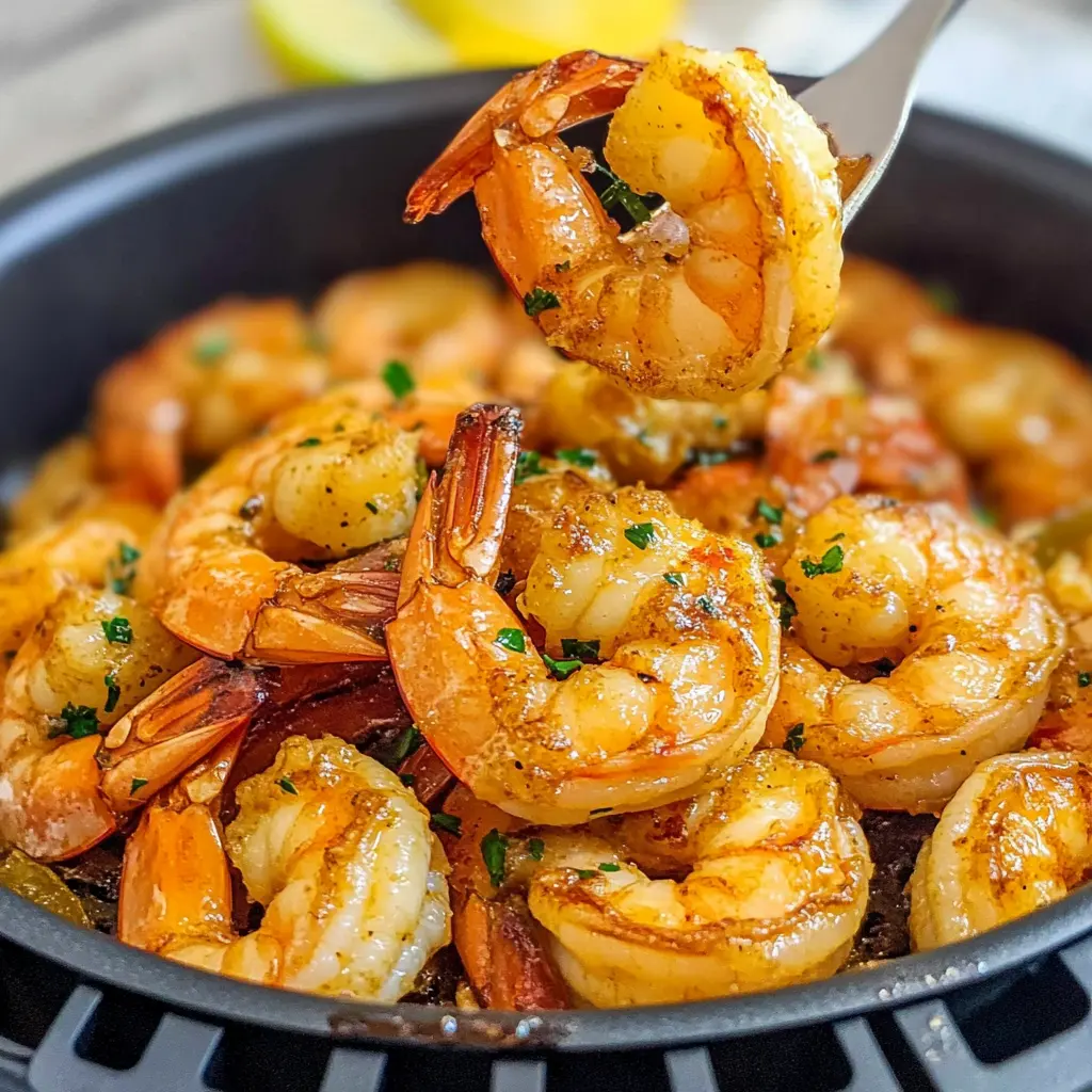 Air Fryer Garlic Butter Shrimp