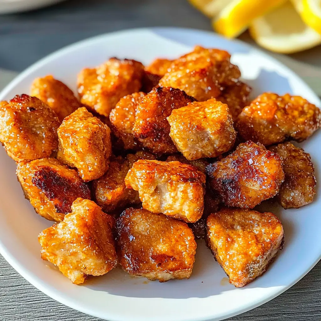 Air Fryer Pork Chop Bites