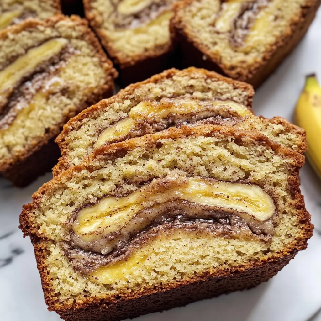 Brown Butter Cinnamon Swirl Banana Bread