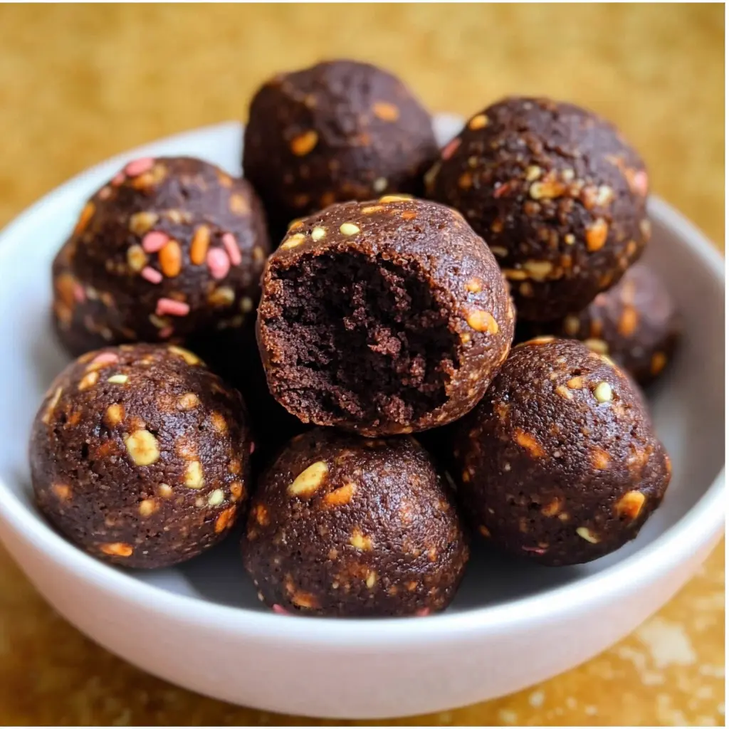 Brownie Batter Protein Balls Recipe