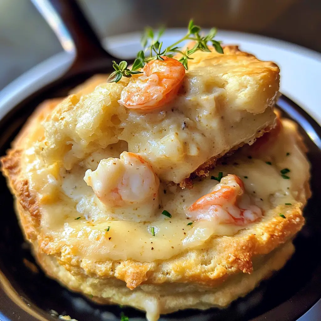 Cheddar Bay Biscuit Seafood Pot Pie