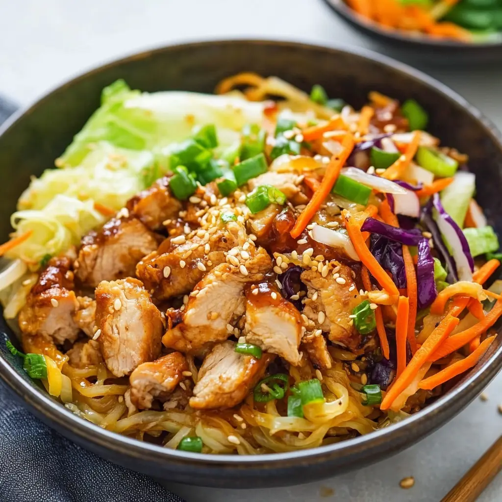 Chicken Egg Roll in a Bowl