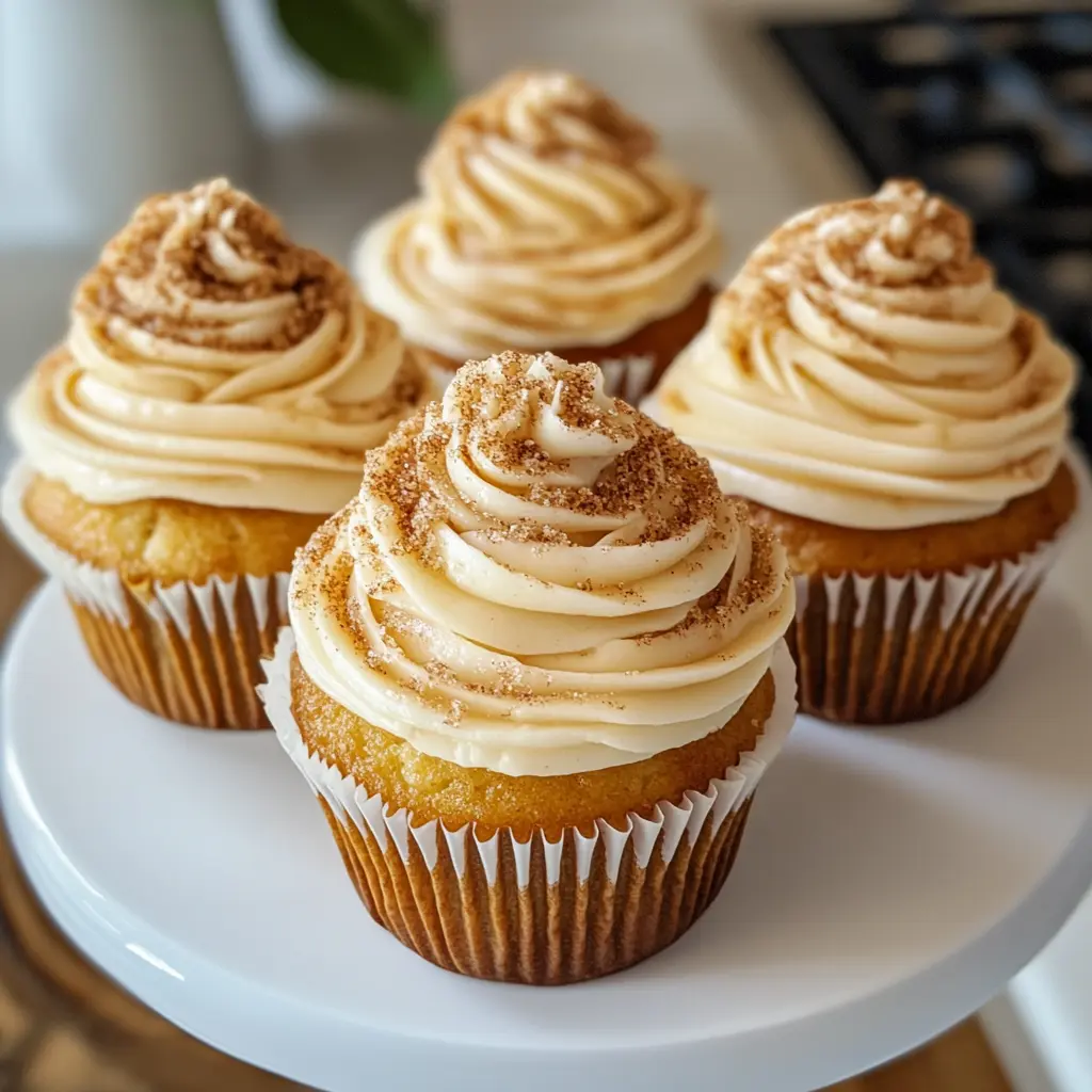 Cinnamon Roll Cupcakes