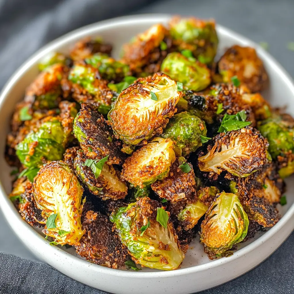 Crispy Air Fryer Brussels Sprouts