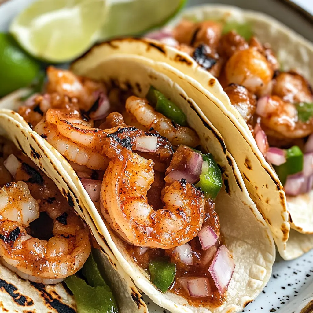 Easy Grilled Shrimp Tacos with Chipotle Sauce