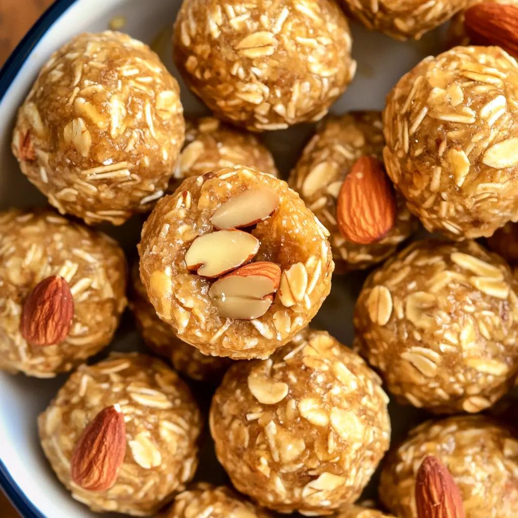 Honey Almond Energy Bites