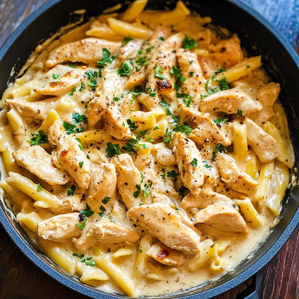 One Pot Cajun Chicken Alfredo