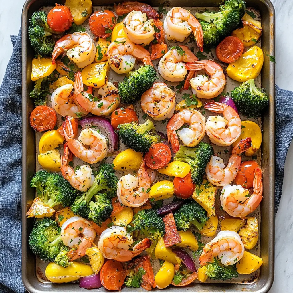 Sheet Pan Shrimp Scampi