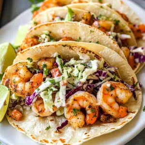 Shrimp Tacos With Cabbage Slaw