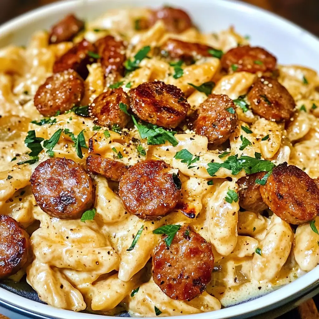 Smoked Sausage Cajun Alfredo