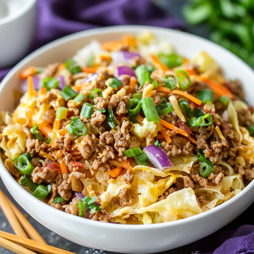 The BEST Egg Roll in a Bowl Recipe