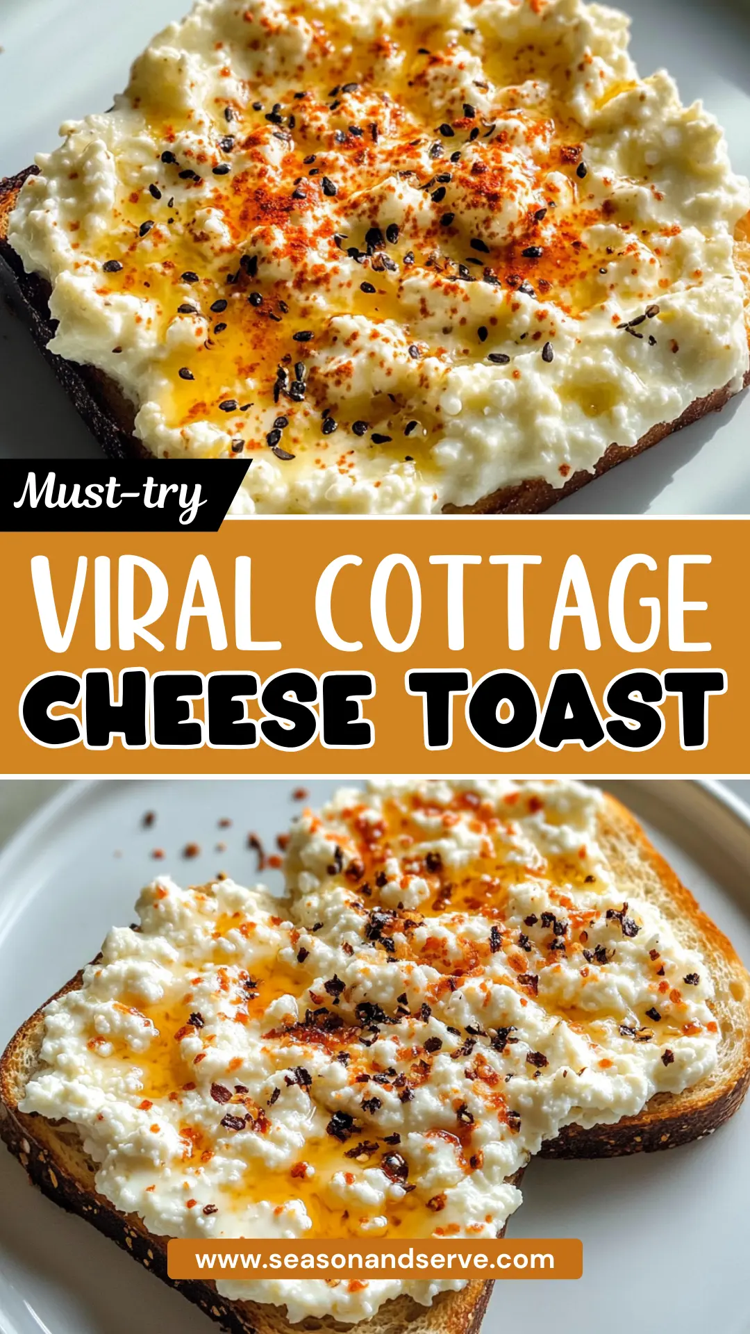 Viral Cottage Cheese Toast