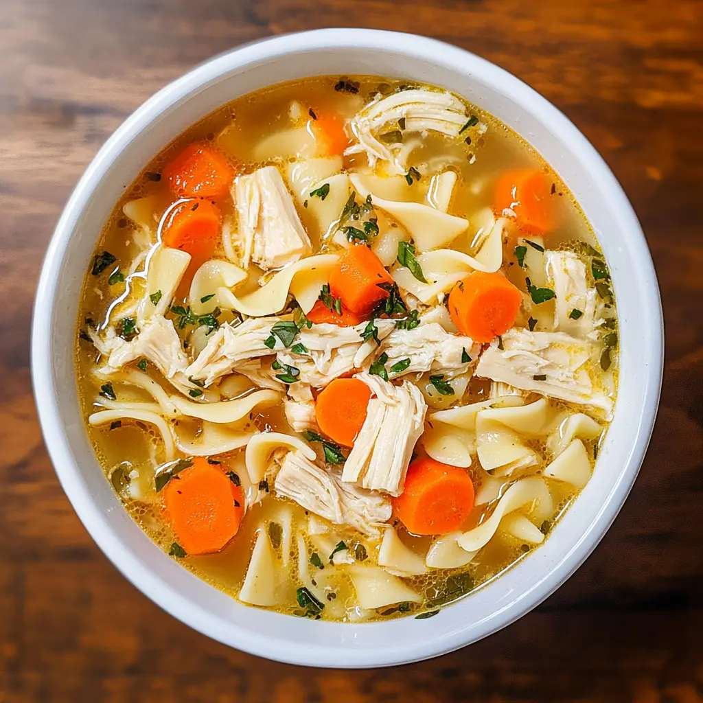 CopyCat Panera Bread Chicken Noodle Soup