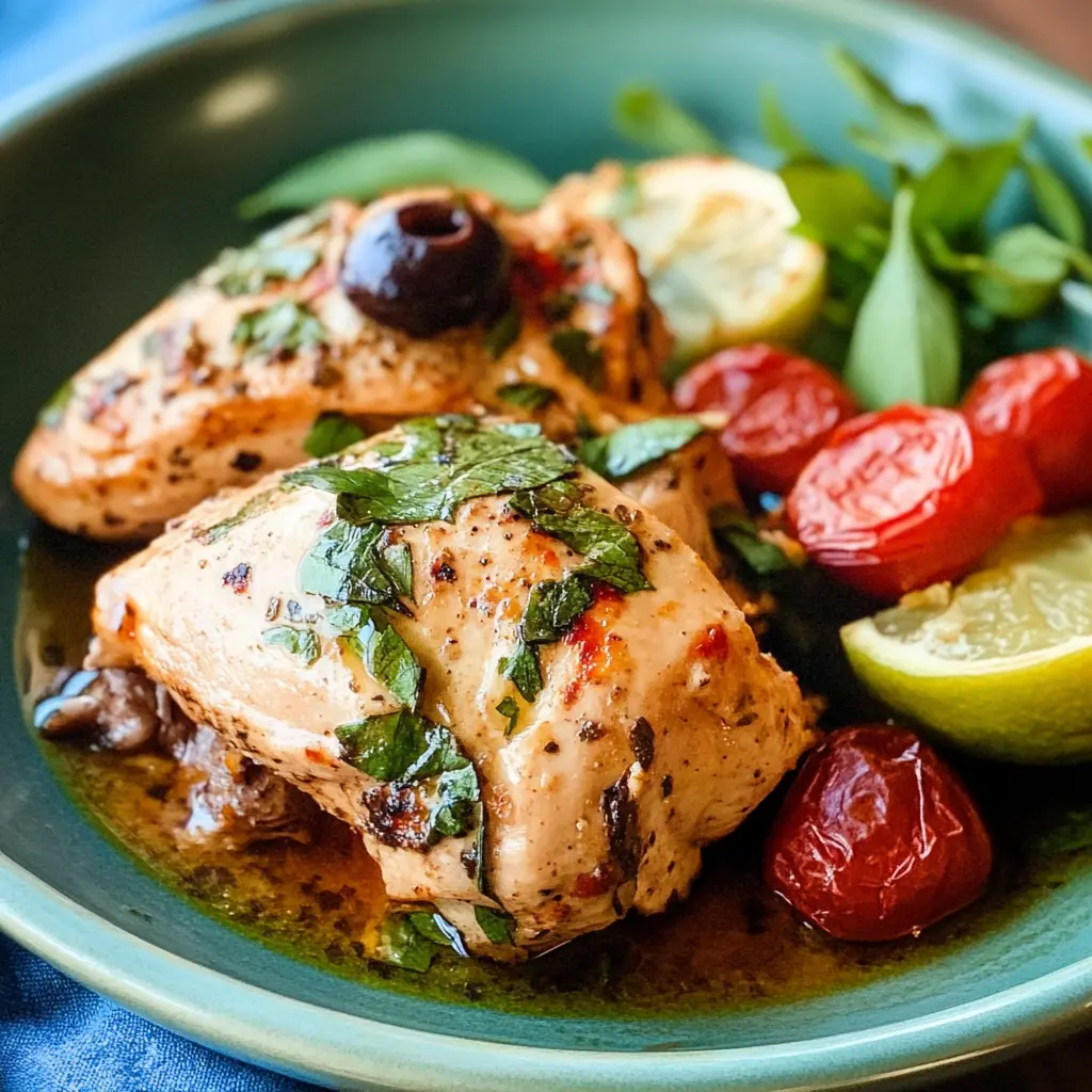 Crockpot Greek Chicken