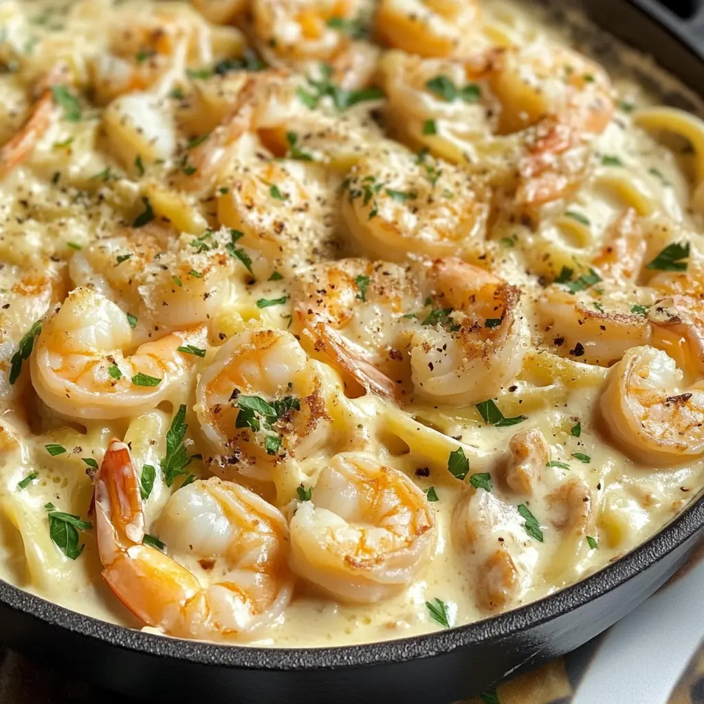 Easy Shrimp Alfredo