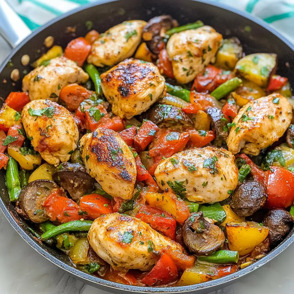 One Pan Italian Chicken Skillet