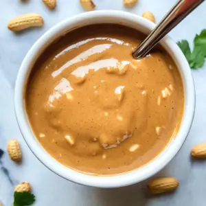 Peanut Sauce for Spring Rolls