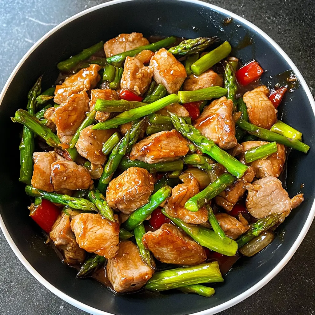 Pork and Asparagus Stir Fry