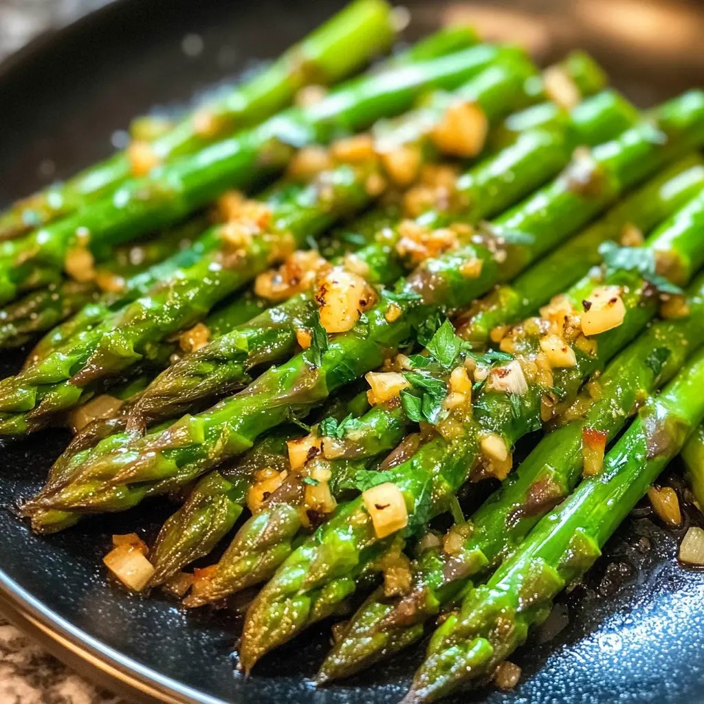 Sautéed Garlic Asparagus