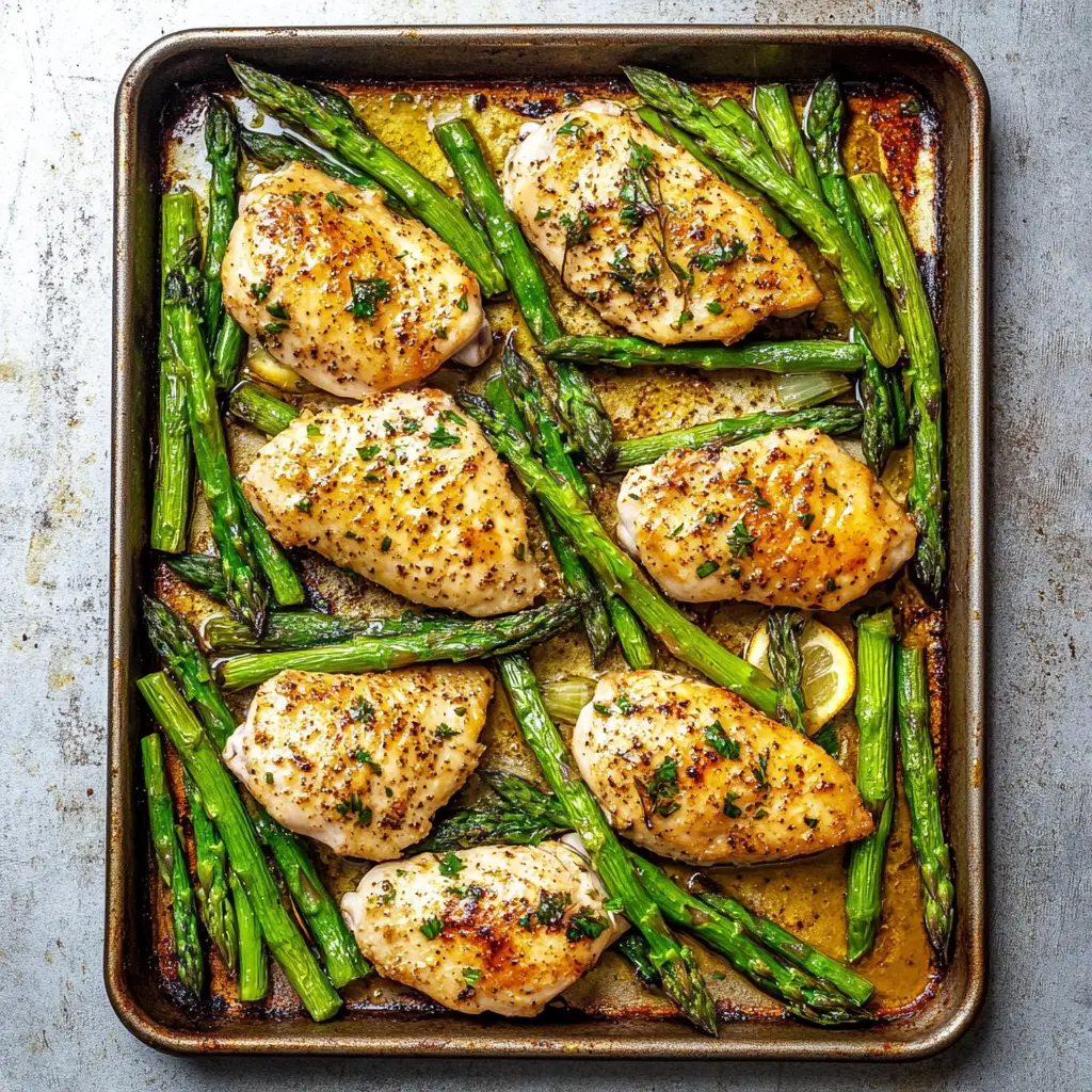 Sheet Pan Chicken and Asparagus