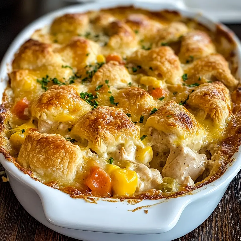 Chicken Pot Pie Bubble Up