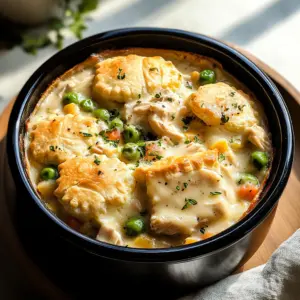 Crockpot Chicken Pot Pie Casserole