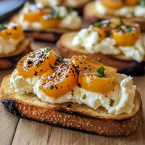 Whipped Goat Cheese Bruschetta