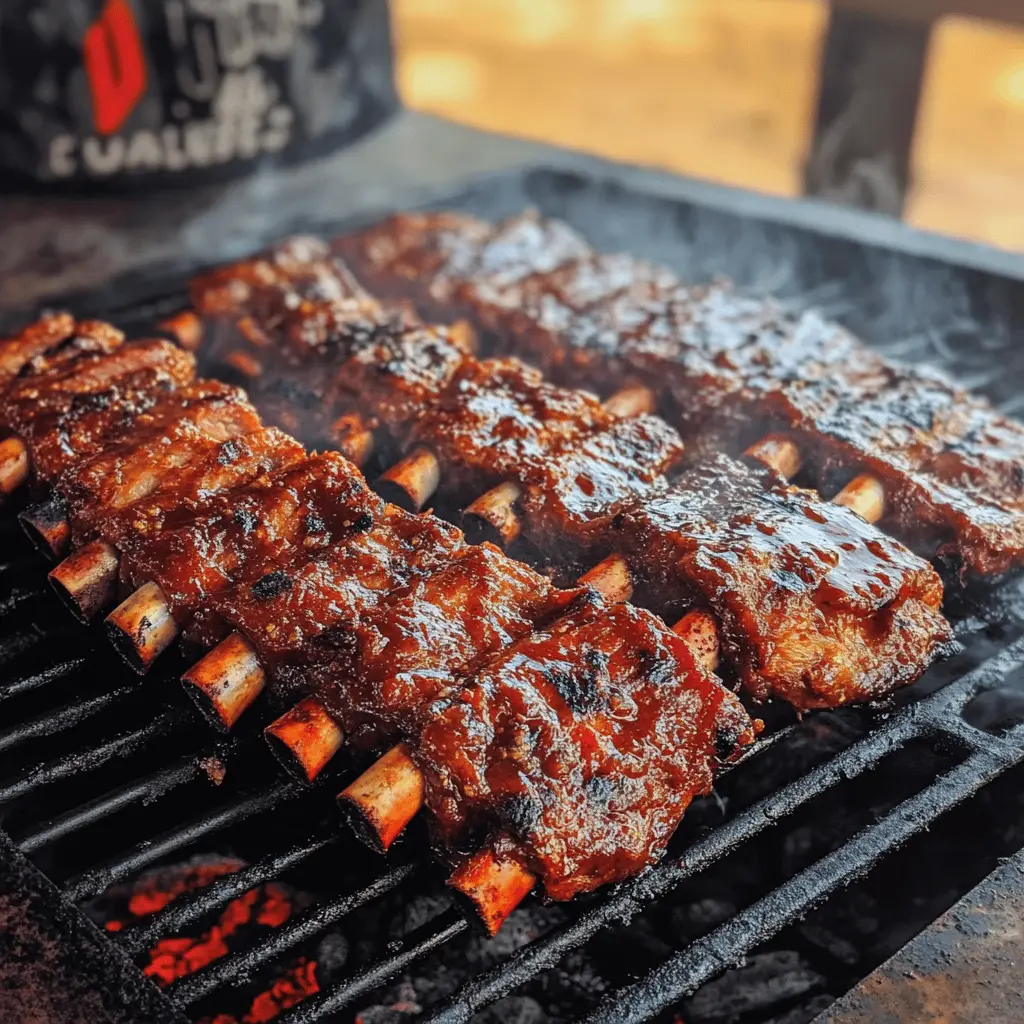 These Fall Off The Bone Ribs are a must-try for your next BBQ! Tender, juicy, and packed with flavor, this recipe features a perfect blend of spices and a mouthwatering glaze. Ideal for family gatherings or weekend cookouts, save this pin to ensure you don't miss out on impressing your guests with the best ribs ever!