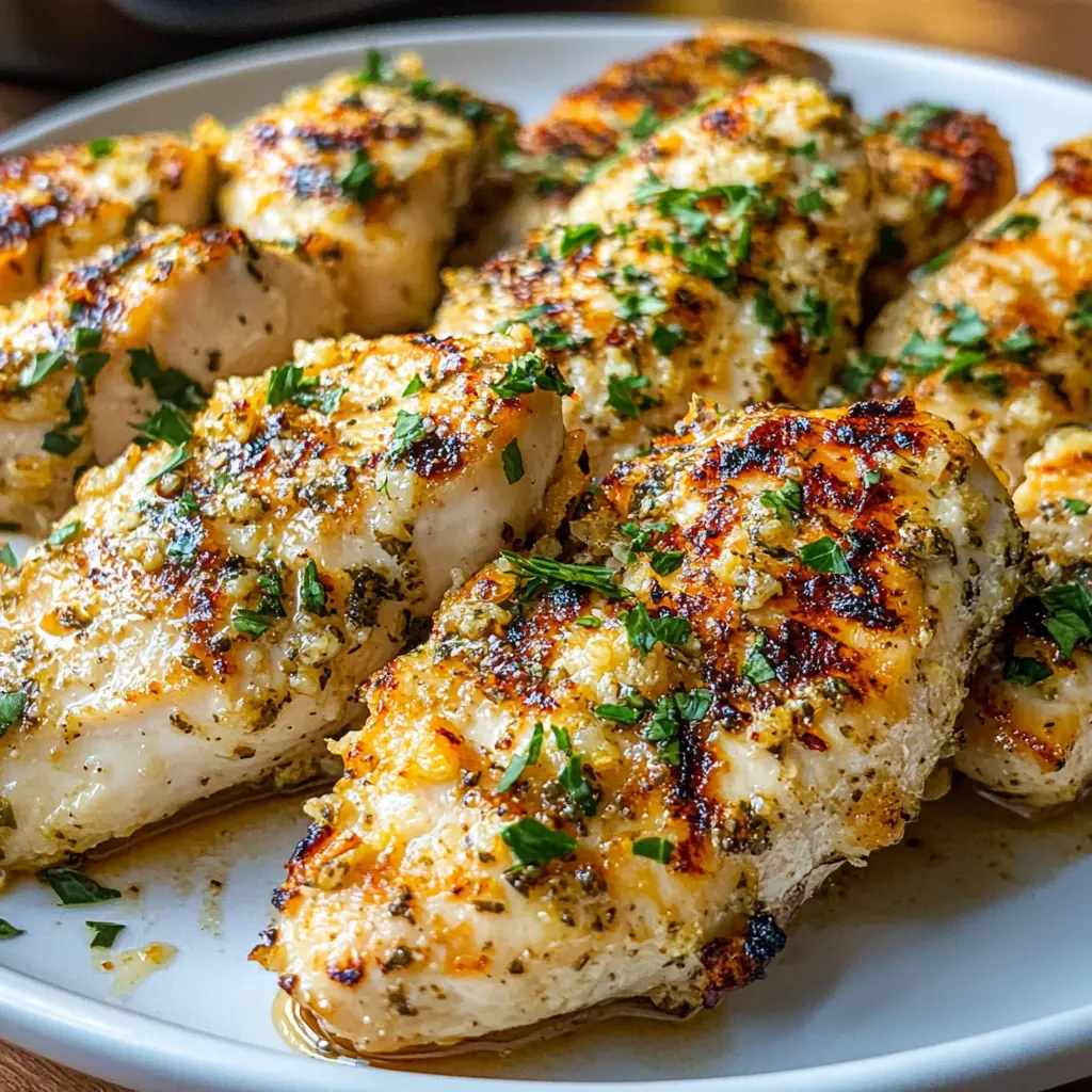 Get ready to enjoy the most flavorful Garlic Parmesan Grilled Chicken! This recipe combines tender chicken with a delicious garlic and Parmesan coating that’s perfect for summer BBQs or weeknight dinners. It's easy to prepare and will impress your family and friends. Save this recipe for your next cookout or a casual family meal!