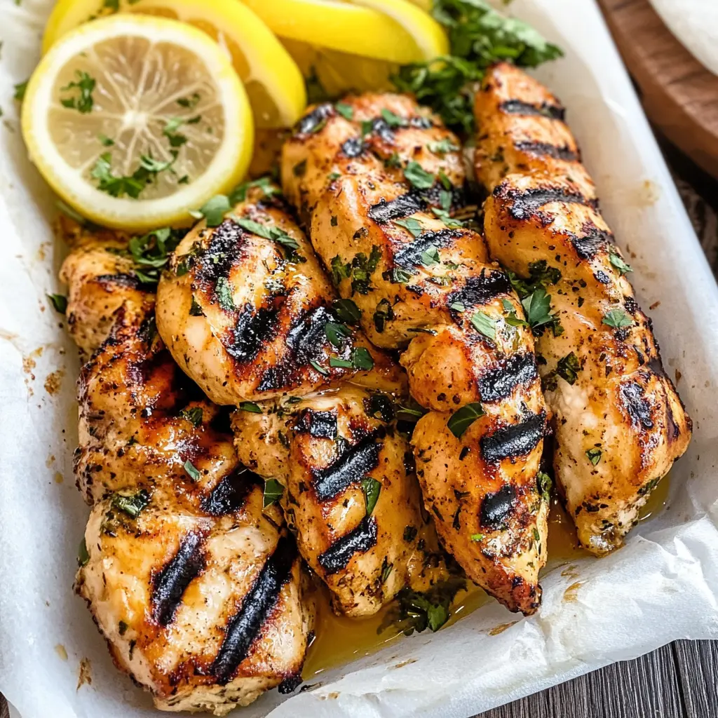 Get ready for a flavor-packed meal with this Greek Marinated Chicken recipe! Juicy chicken is infused with zesty lemon, aromatic herbs, and earthy spices for a dish that’s both healthy and satisfying. Perfect for family dinners or summer barbecues. Save this recipe to impress your guests and enjoy a taste of the Mediterranean at home!