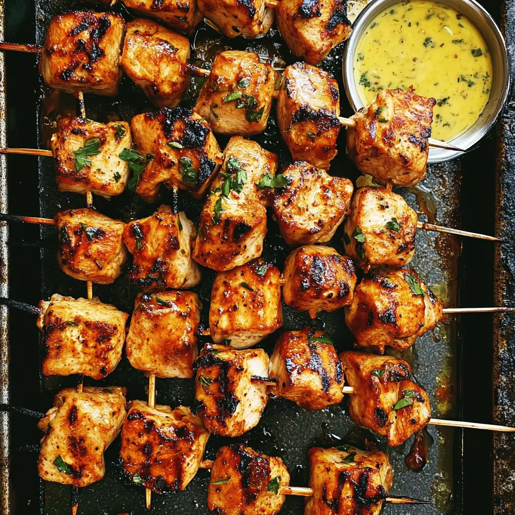 Juicy grilled chicken kabobs are a crowd-pleaser! Loaded with colorful veggies and marinated to perfection, this easy recipe is great for parties or weeknight dinners. Perfect for summer grilling nights or family gatherings! Save this delicious kabob recipe for your next cookout and enjoy tender, flavorful bites that everyone will love!