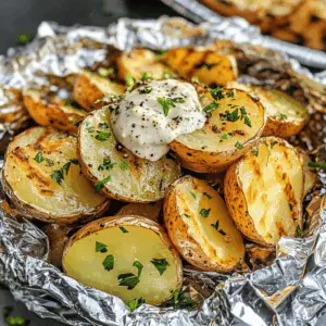 Looking for a simple side that's packed with flavor? These Grilled Potatoes in Foil, or Potato Packets, are quick to prepare and perfect for any BBQ! With crispy edges and a blend of herbs, they’re sure to please your guests. Great for picnics or camping! Save this recipe for your next outdoor gathering!