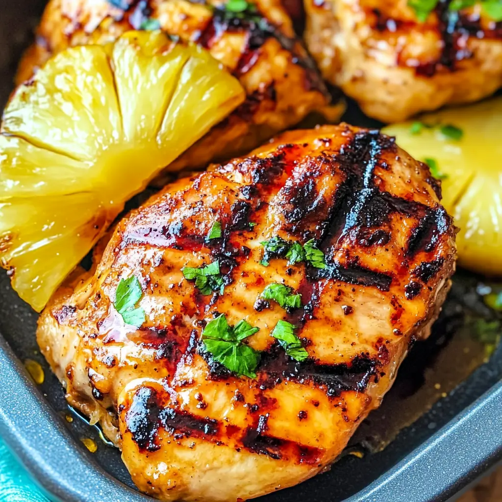 Grill up a delicious summer favorite with this Honey Pineapple Grilled Chicken! Juicy chicken is marinated in a sweet and tangy honey-pineapple glaze that brings a burst of flavor to each bite. Perfect for BBQ parties or weeknight dinners, this dish is sure to impress everyone at your table. Save this recipe so you can fire up the grill for a tasty treat anytime!