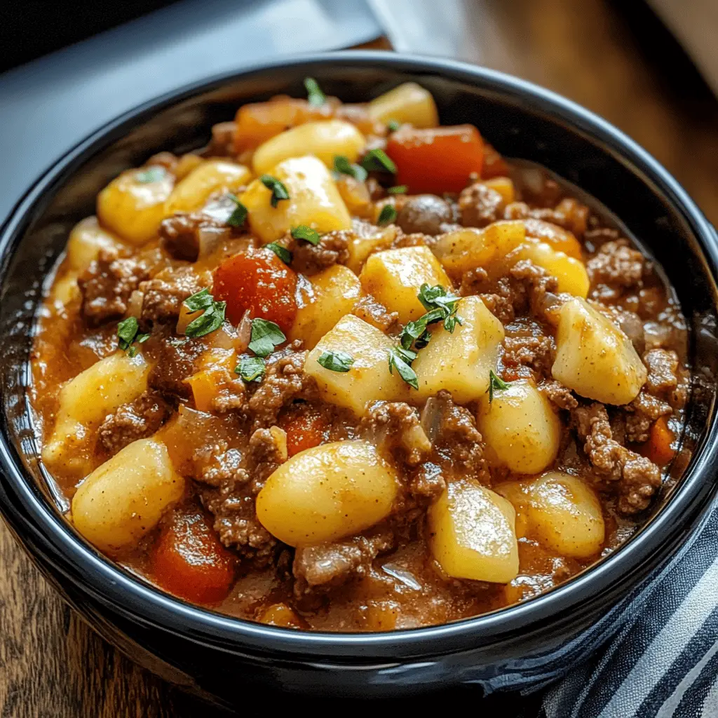 Get ready for a warm, hearty meal with this Slow Cooker Cowboy Casserole! Packed with ground beef, beans, corn, and a cheesy topping, it’s the perfect comfort food for busy weeknights. Just throw everything in the slow cooker and let it do the work! Save this recipe for your next family gathering or cozy night in!