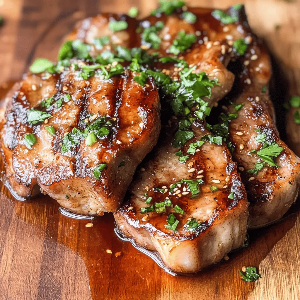 Transform your pork chops with this flavorful marinade that brings out the natural juices and spices! Made with simple ingredients like soy sauce, garlic, and honey, this marinade ensures each bite is tasty and tender. Perfect for grilling or baking, save this recipe for your next family dinner or summer BBQ gathering!